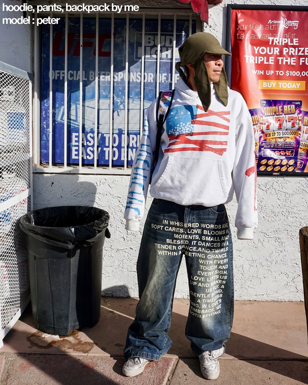 "We Both Belong" Printed Denim Jeans – Drop 001