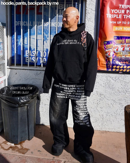 "We Both Belong" Printed Denim Jeans – Drop 001